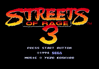 Streets of Rage 3 Screenshot