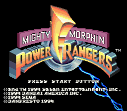 Mighty Morphin Power Rangers Screenshot