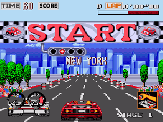 Turbo OutRun Screenshot