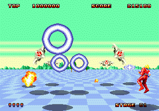 Space Harrier II Screenshot