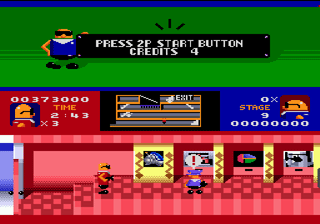 Bonanza Bros. Screenshot