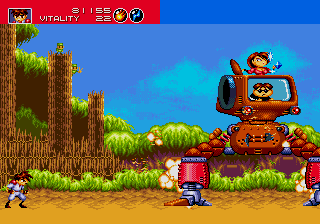 Gunstar Heroes Screenshot