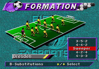 FIFA Soccer 95 Screenshot