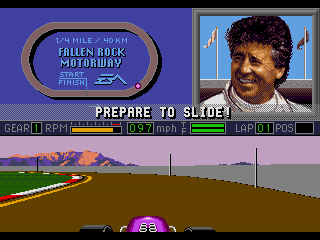 Mario Andretti Racing Screenshot