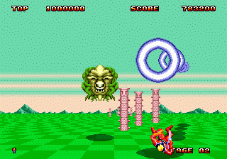 Space Harrier II Screenshot