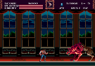 Castlevania Bloodlines Screenshot