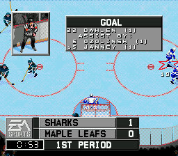 NHL 96 Screenshot