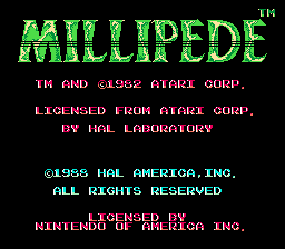 Millipede Screenshot