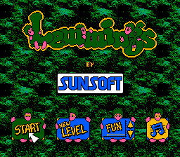 Lemmings Screenshot