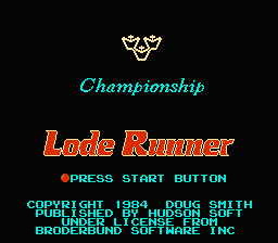 Championship Lode Runner Screenshot