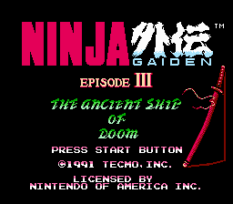 Ninja Gaiden III: The Ancient Ship of Doom Screenshot