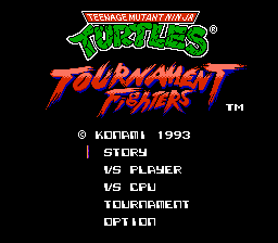 Teenage Mutant Ninja Turtles: Tournament Fighters Screenshot