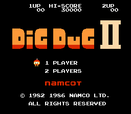 Dig Dug II: Trouble in Paradise Screenshot