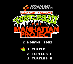 Teenage Mutant Ninja Turtles III: The Manhattan Project Screenshot