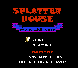 Splatterhouse: Wanpaku Graffiti Screenshot