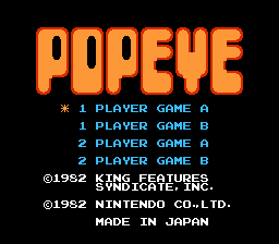 Popeye Screenshot