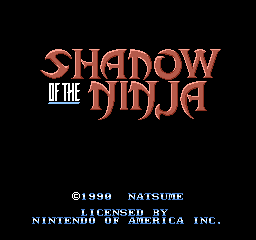 Shadow of the Ninja Screenshot