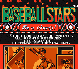 Baseball Stars Screenshot