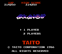 Arkanoid Screenshot