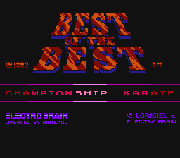 Best of the Best Championship Karate Screenshot