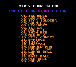 64 in 1 Screenshot
