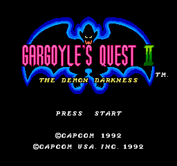 Gargoyle’s Quest II Screenshot