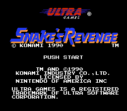 Snake’s Revenge Screenshot