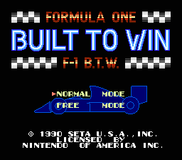 Formula One: Built to Win Screenshot