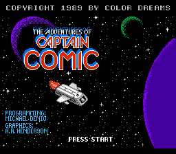 Adventures of Captain Comic, The Screenshot