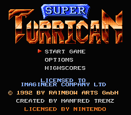 Super Turrican Screenshot