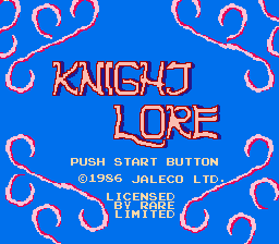 Knight Lore Screenshot