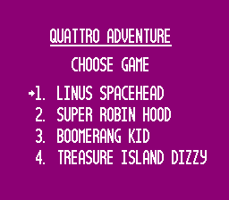 Quattro Adventure Screenshot