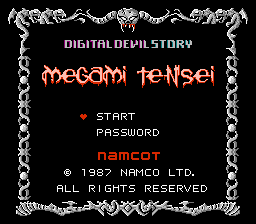 Digital Devil Story: Megami Tensei Screenshot