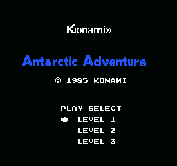 Antarctic Adventure Screenshot