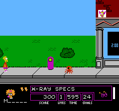 Simpsons, The: Bart vs. the Space Mutants Screenshot