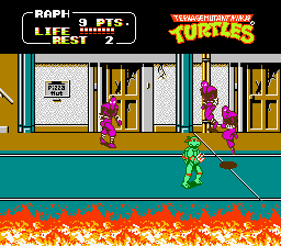 Teenage Mutant Ninja Turtles II: The Arcade Game Screenshot