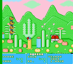 Fantasy Zone Screenshot