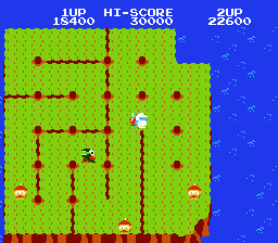 Dig Dug II: Trouble in Paradise Screenshot
