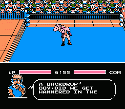 Tecmo World Wrestling Screenshot