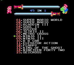 45 in 1 Screenshot