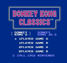 Donkey Kong Classics Screenshot