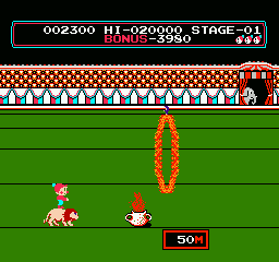 Circus Charlie Screenshot