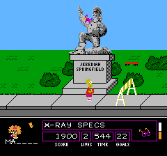 Simpsons, The: Bart vs. the Space Mutants Screenshot