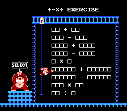 Donkey Kong Jr. Math Screenshot