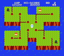 Dig Dug II: Trouble in Paradise Screenshot