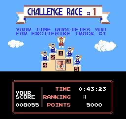 Vs. Excitebike Screenshot