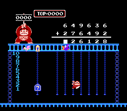 Donkey Kong Jr. Math Screenshot