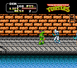 Teenage Mutant Ninja Turtles II: The Arcade Game Screenshot