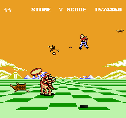Space Harrier Screenshot