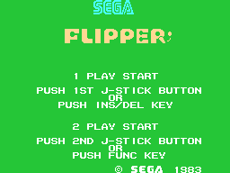 Sega Flipper Screenshot